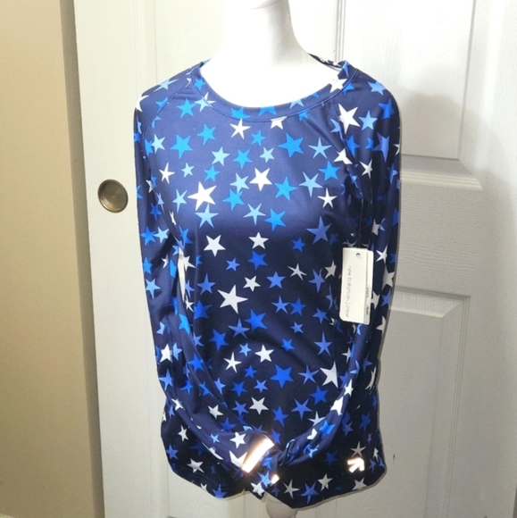 NEW BALANCE & J.CREW WOMENS ATHLETIC LONG SLEEVES SHIRT SIZE S REFLECTIVE STRIPE - Picture 7 of 7